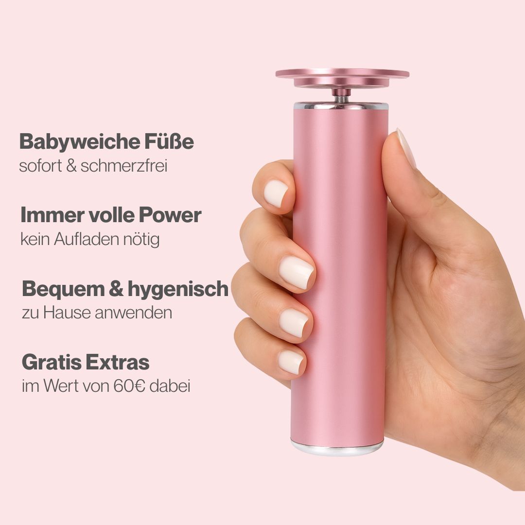 Betaya SmoothFeet - Premium Hornhautenferner-Set